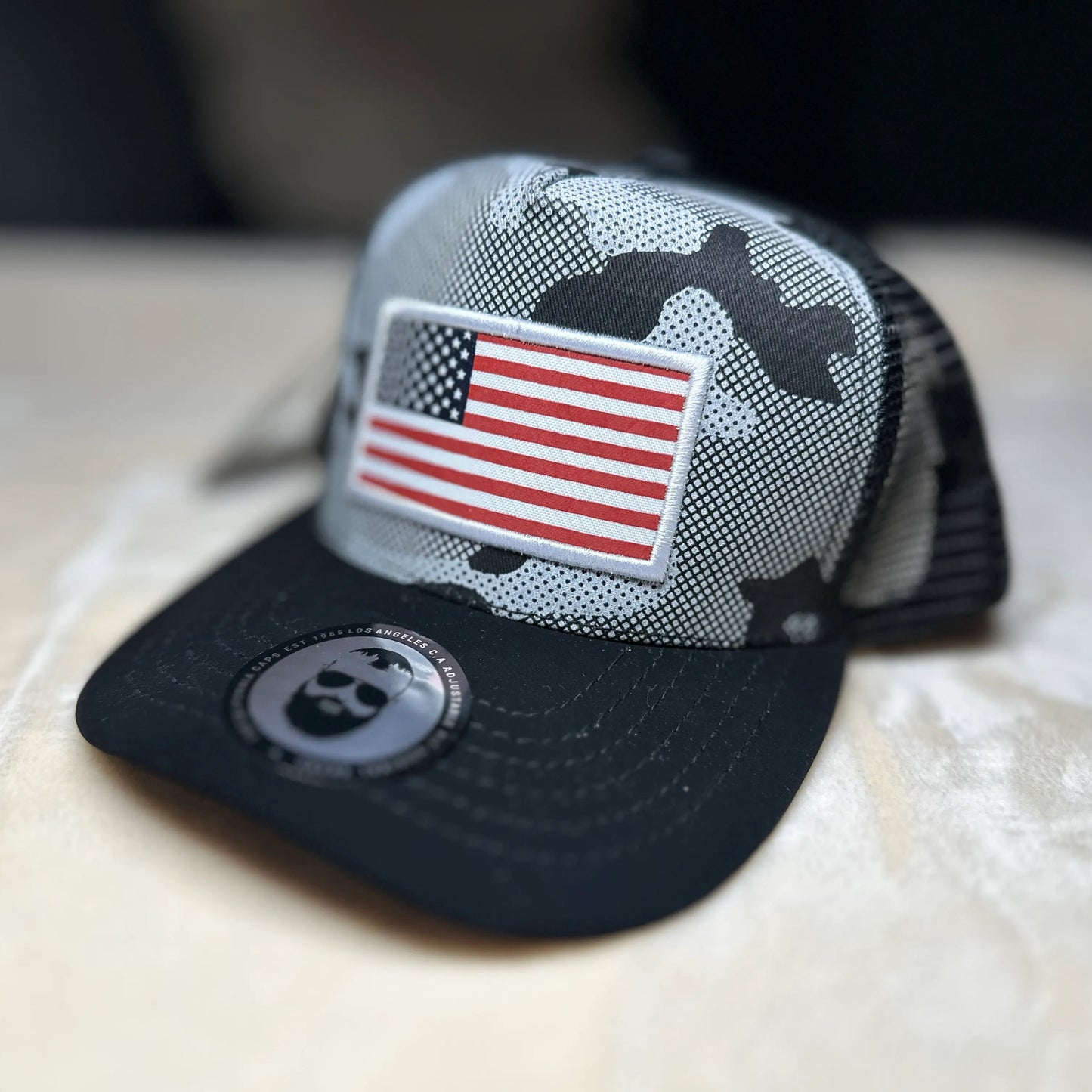 zGorra “American Style” – Edición Camuflaje Patriótica 🇺🇸
