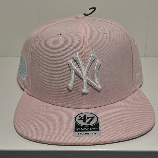 🧢 Gorra '47 Brand Captain Snapback NY Yankees Rosa – Edición All Star Game