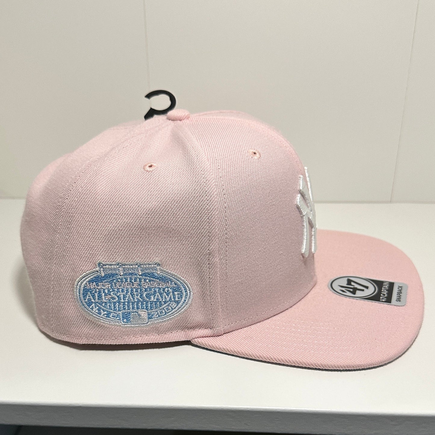 🧢 Gorra '47 Brand Captain Snapback NY Yankees Rosa – Edición All Star Game