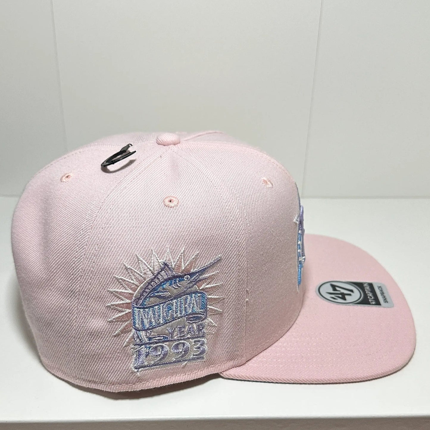 Gorra ’47 Brand Florida Marlins 10th Anniversary Snapback Marrón/Naranja – Edición Retro
